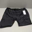 Blouty Women's 5''/7''/9'' Swim Shorts UPF 50+ High Waisted Board Shorts with Pockets Liner Quick Dry Swimsuit Bottoms (3X-Large, Black)