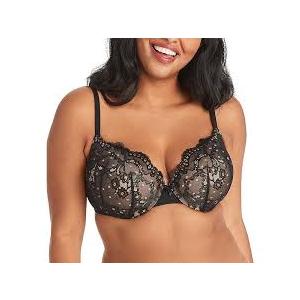 Maidenform Womens Underwire Bra, Love the Lift Smoothing Lace Demi Bra, Push-up Bra for Women. 38D Size