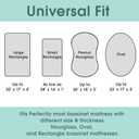 Stretchy Bassinet Sheet Set BROLEX 2 Pack Snug Fitted Cradle Fitted Sheets for Bassinet Pads/Mattress, for Boys Girls,Unisex,Ultra Soft Breathable,Arrow Owl