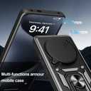 Compatible with Honor Magic 7 Case Cover,with Slide Camera Lens Cover Compatible with Honor Magic7 5G PTP-AN00 Case Blue