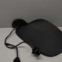 Office Desk Shade, Adjustable Cubicle Shade for Privacy and Light Blocking, Black Matte with Flexible Suction Base and Arm, 22.8 x 14.2 Inches Easy Install Perfect for Workspaces