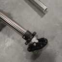 Moen Curved Adjustable Spring Tension No Drill Shower Curtain Rod for Bathroom, Chrome Finish, CSR2172CH