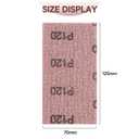 25 PCS Mesh Sandpaper, 2-3/4" x 5" Hook and Loop Net Sanding Sheets, Assorted Grit 80/120/180/240/400, Ideal for Wood, Metal, Automotive Sanding, Anti-Blocking & Dust-Free for Sanding Block