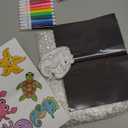 30 Sets Ocean Animals Crafts for Kids Color Your Own Under the Sea Magnets Kit DIY Coloring Sea Animals Magnet Craft Ornaments for School Classroom Home Activities Summer Animals Art Party Favors