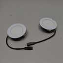 12V DC 1.5W Range Hood Lights with SM Socket Male Head Round 68mm 6500K Plastic, Hole Closet Stove LED Light Recessed, Bright White Kitchen Range Hood Light Bulbs Replacement, 2Pack