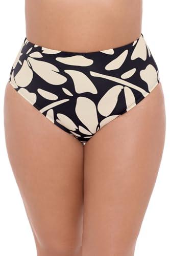 S3 Swim Women's Standard Classic High Waist Bikini Bottom, Bahia Floral Size M