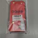 CCSmall Crossbody Case for Samsung Galaxy S24 with Card Slot Holder for Women, Removable Adjustable Shoulder Strap Lanyard with Wristband Kickstand Phone Cover Case for Samsung S24 KB Red