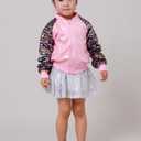 ZYBOUTIC Girls Sequin Jackets Kids Sparkle Jacket Zip Up Outwear Toddler Boys Glitter Sleeve Shiny Metallic Coat Birthday Cloth Christmas Rainbow Pink02 8 Years