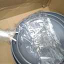 GreenPan Valencia Pro Ceramic Nonstick 8" 9.5" & 11" Fry Pan Skillet Set, Hard Anodized PFAS-Free, Induction Ready, Compatible on All Cooktops, Dishwasher Safe, Oven Safe to 600F, Gray