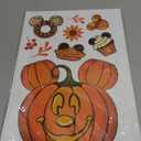 Fall Window Clings - 9 Sheets 149 Pcs Fall Decorations for Autumn Thanksgiving Harvest Home Party, Pumpkin Leaves Car Maple Castle Acorns Stickers for Glass, Double-Sided Static Window Decals