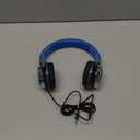 AILIHEN C8 Headphones Wired, OnEar Kids Headphones with Microphone and Volume Control Foldable Corded Stereo 3.5mm Headset for School Teens Smartphones Chromebook Laptop Tablets Travel (Black Blue)