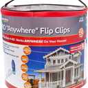 150ct String Light Anywhere Flip Clips Clear