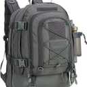 Large Tactical Backpack for Men Military Backpack with DIY System for Travel, Work,Camping,Hunting,Hiking,Sports (GRAY)