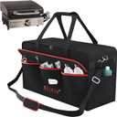 17 Inch Griddle Carry Bag Fits for Blackstone 1814 17 inch Tabletop Griddle with Hood Lid,Exclusively Fits for Blackstone Tabletop Griddle 17 inch with hood Carry Bag,600D Polyester Heavy Duty