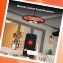 Sundate Hanging Heater,Electric Patio Heater with Light,Wifi Control, 1500W Infrared 2 Heat Levels, 24H Timers, Ceiling Mounted, 1s Heating Carbon Fiber Tube Heater for Backyard, Garage