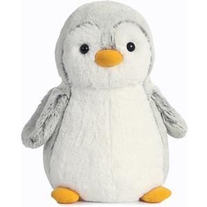 Aurora Playful Pompom Penguin Stuffed Animal - Vibrant Companions - Endless Fun - Gray 11.5 Inches Aurora Playful Pompom Penguin Stuffed Animal - Vibrant Companions - Endless Fun - Gray 11.5 Inches