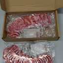 Blosssound 2 Pcs Chinese New Year LED String Light Decor 20 ft 40 LED Chinese Lunar Lantern Fu Window Lights Battery Operated for 2026 Spring Festival Wedding Party Indoor Outdoor Decorations Supplies