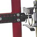 Dare Products 3260 Rownd Up Latch Double, Universal Electric Fence Two-Way Gate Latch with Universal Mounting and Universal Strike Bar, Reinforced 10-Gauge Steel With Powder Coated Finish, Black