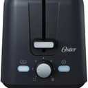 Oster 2-Slice Toaster With Extra-Wide Slots Black: 800W, Bagel & Toast Capabilities