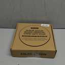 Demigo 10" Acacia Wood Round Tray - Decorative Plant Stand, Farmhouse Countertop Organizer, Multi-Purpose Display Pedestal, Riser Board for Soap, Perfume, Candles, Sponge, Bathroom, Kitchen (Brown)