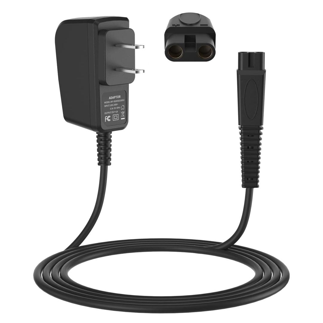 5V 1A Adapter for Andis Shaver Charger Power Cord, Replacement Andis Charger Compatible with 17150 17165 TS-1 TS-2 Foil Shaver
