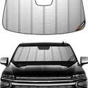 Pigenius Windshield Sun Shade for Cadillac Escalade/Chevy Tahoe/Suburban/GMC Yukon 2021-2024,Front Window Sunshade,Blocks UV Rays,Windshield Sunshade Cover Warm Weather Keep Your Seat Cooler