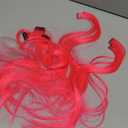 Clip in Hair Extensions 8PCS 23inch Long Straight Synthetic Hairpieces Dark Red Hair Extensions Double Weft Hairpieces for Women Full Head Cosplay Party Wedding Hairpiece