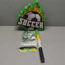 162 Pcs Soccer Piata Soccer Party Favors with Blindfold Confetti Bat Mini Stress Balls Keychains Wristbands Whistles Eraser Slap Bracelet Stickers Sports Piata Birthday Party Decorations