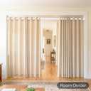 Tension Curtain Rod No Drilling, Heavy Duty 39-173 Inch, White