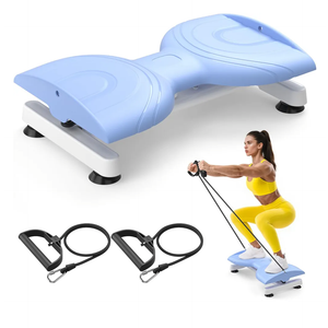 Waist Twist Machine, Twist Machine Exercise with 300 Lbs Weight Capacity, Ab Twist Board for Slim Waist and Core Ab Exercise,Noiseless Home Gym Equipment for Women Men, Purple