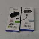 ZGEAR Fast Charge Car Charger - 12 Watt - 6 Foot And Mini Portable USB_C Power Bank