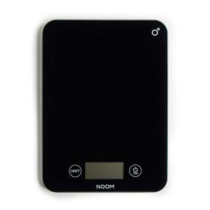 Noom Digital Kitchen Scale: Accurate Precision, LCD Display for Clarity, Stylish Black, Blue, or Off-White. Battery Included for Seamless Operation. (Black)