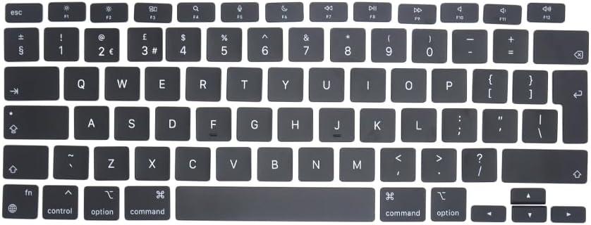 New Replacement Keyboard Keycaps Keys,Full Set of US Replacement Keycaps QWERTY Compatible for MacBook Air 13.3" Model A2337 M1 2020-2021 Year EMC 3598