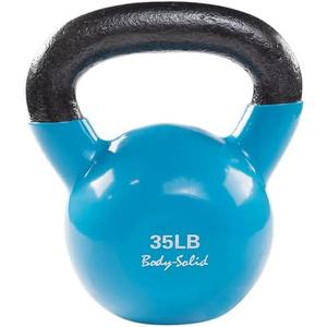 Body-Solid Vinyl Coated Kettlebells with Kettle Grip Handles, Perfect Kettlebells for Weight Training and Core Workout Exercise Equipments Body-Solid Vinyl Coated Kettlebells with Kettle Grip Handles, Perfect Kettlebells for Weight Training and Core Workout Exercise Equipments