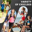 Weighted Vest Woman - 5lb/6lb/8lb/12lb/16lb/20lb/25lb/30lb Womens Weight Vest for Walking, Strength Training Weight Vests for Men, Reflective Stripe Fitness Vest for Workout Running Jogging (Black)