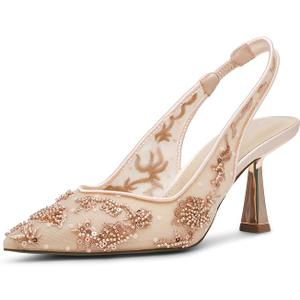 BETSEY JOHNSON Heels, Size 8, Tan