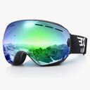 EXP VISION Snowboard Ski Goggles Men Women Youth, Anti Fog OTG Winter Snow Goggles Spherical Detachable Lens