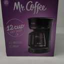 Mr. Coffee 12-Cup Switch Coffee Maker Black: Electric Drip Coffee Machine, 60 oz Capacity, Dishwasher-Safe Parts