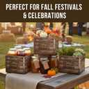 Fun Express 3D Apple Orchard Boxes Decoration, 3 Pieces