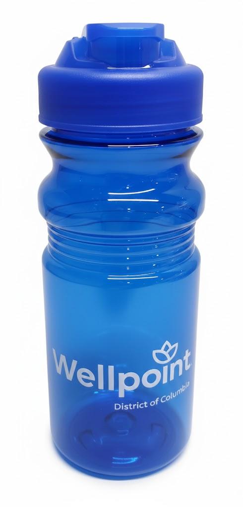 10 Pcs Blue Water Bottles 12 Oz