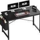 OLIXIS Computer Desk, 47 Inch Gaming Desks for Home Office Small Spaces