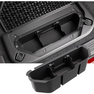 Rear Under Seat Floor Storage Box Compatible with 2019-2026 Dodge Ram 1500 Rear Inner Floor Storage Bin Replacement for 2019-2026 Dodge Ram 1500 Accessories