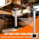 Hoffen Boat Table Leg - 29" Sturdy RV Table Stand - Twist Lock for Pontoon Boat & RV