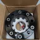 YIZBAP 2PCS 6x5.5 to 5x5.5 LugCentric Wheel Adapters for GMC Sierra Chevy Silverado 1500 Ram 1500, 2 inch 6x139.7mm to 5x139.7mm Wheel Adapter 108mm Hub bore with M14x1.5 Studs