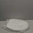 Mayfair Universal Size Slow Close Toilet Seat, Durable Plastic, Fits Round & Elongated Toilets, White