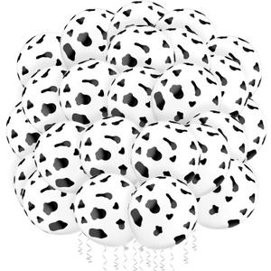 2 x 80 PCS Latex Cow Balloons Cow Print Balloons Black White Balloon Cute Funny Party Decorations for Birthday Party Theme Favor Western Farm Rodeo Supplies Decoration Shower Daily Use Decorate