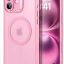 ESR for iPhone 16 Case, Translucent Matte Case, Compatible with MagSafe, Military-Grade Protection, Classic Series,Frosted Pink (Frosted Pink Set)