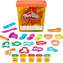 Play-Doh Fun Tub Set, 19 Accessories & Reusable Storage Container, Preschool Toys, Kids Arts & Crafts, Back to School Gifts, Ages 3+ 