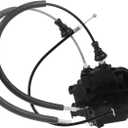 Rear Right Passenger Side Power Door Lock Actuator Motor with Cable for Hyundai Sonata 2007-2010 Door Latch Actuator Assembly Replace No.814203K500 Black Premium Fit Design