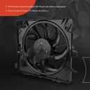 A-Premium Engine Radiator Cooling Fan Assembly with Brushless Motor Compatible with Select Chevrolet & Cadillac Models - Camaro 2016-2020, CTS 2016-2019, ATS 2016-2019 - Replace# 23458695
